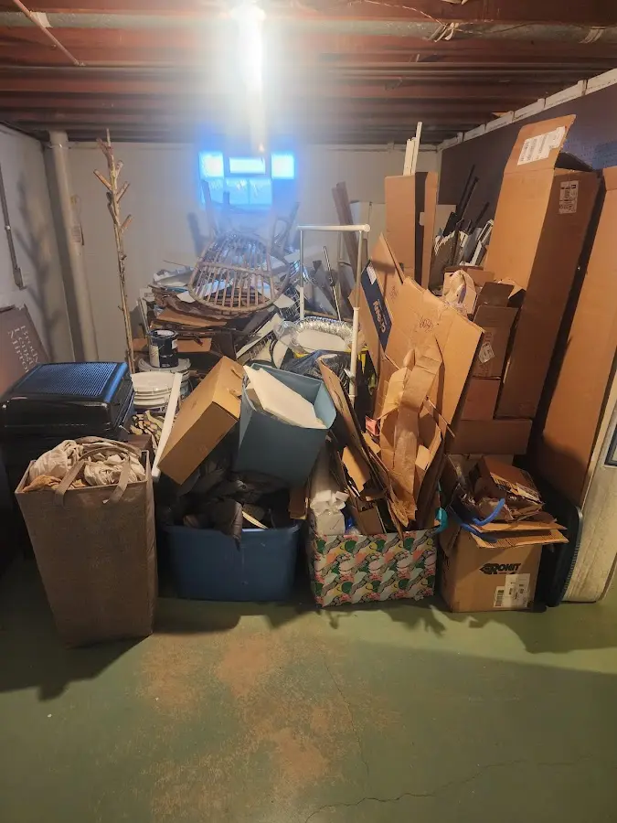 Roll-off dumpster container at job site for Construction Dumpster Rental in Shippensburg